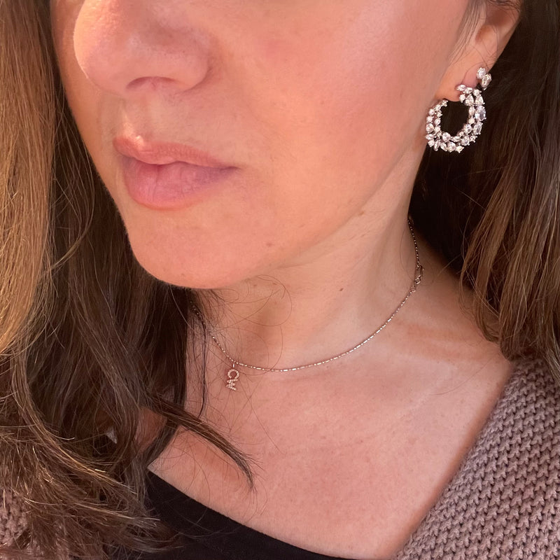 Formal Open Hoop Earrings