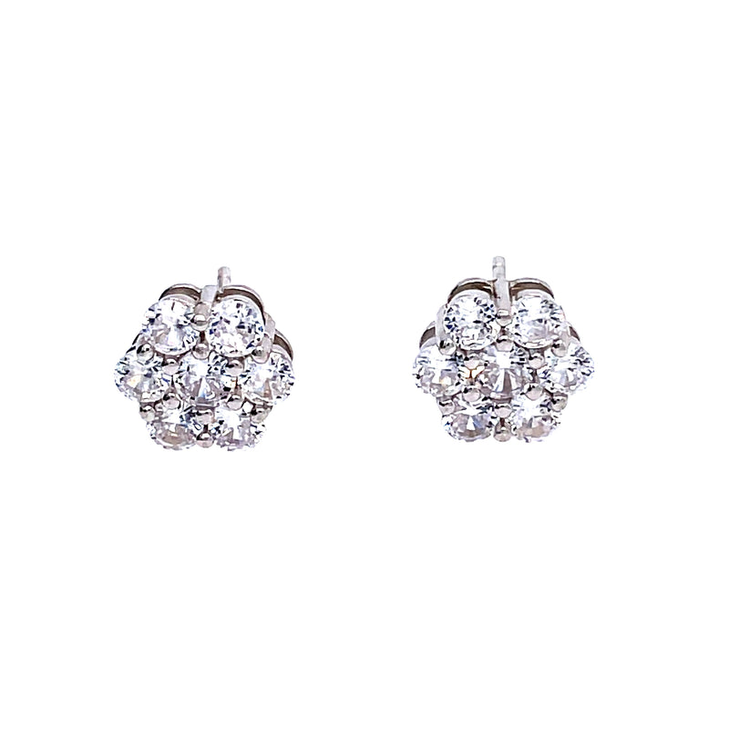 Simple Flower Stud Earrings