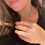 14k Diamond Band Ring