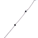 Black Crystal Anklet