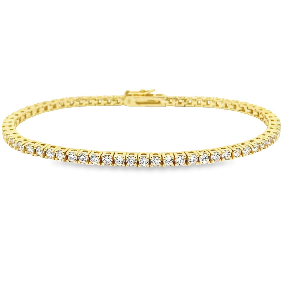 Classic Tennis Bracelet in Gold (2.25mm)