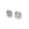 Rectangle Sparkling Baguette Studs