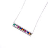 Rainbow Bar Necklace