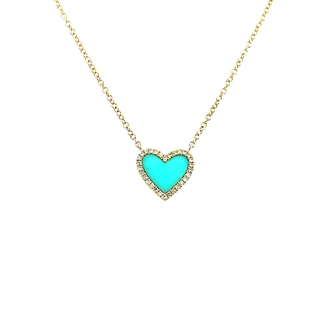 14K Mini Heart Necklace